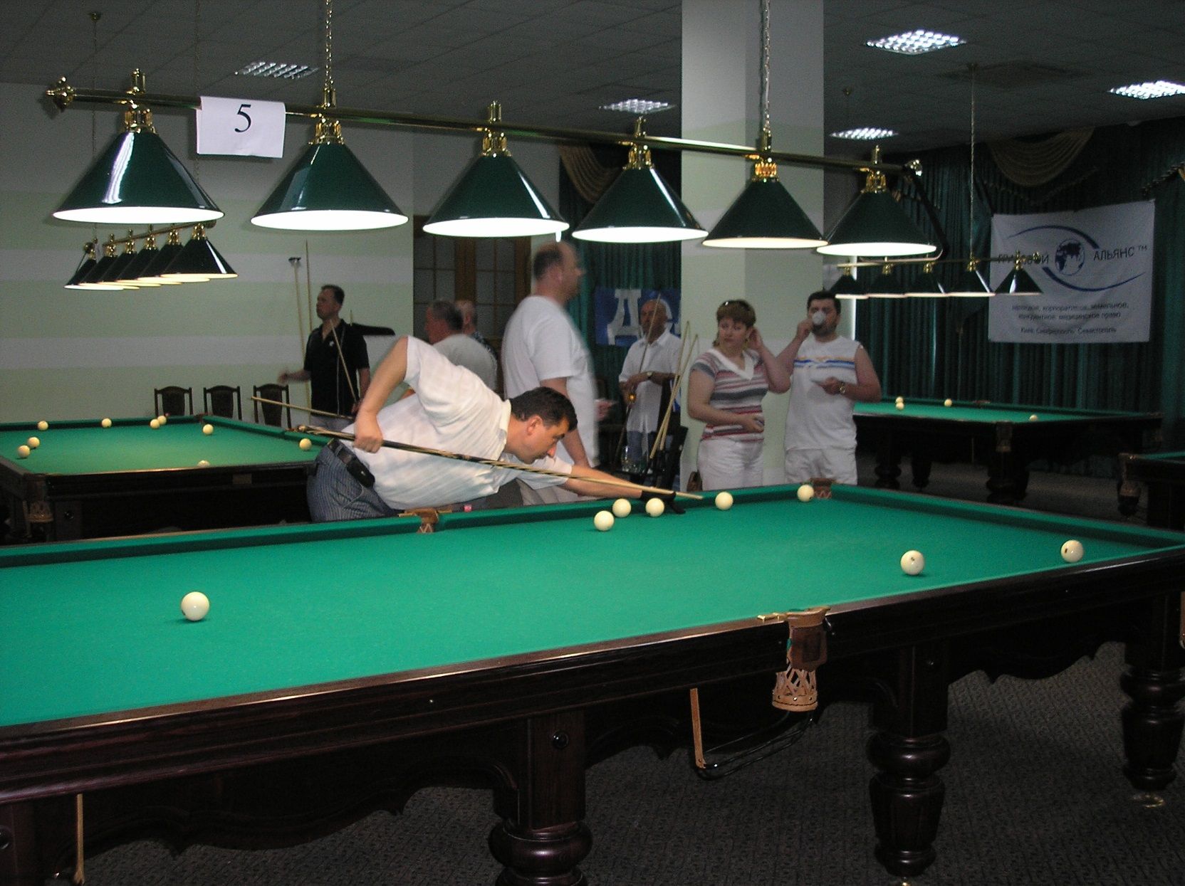 Billiards in the TAHC «Sudak»
