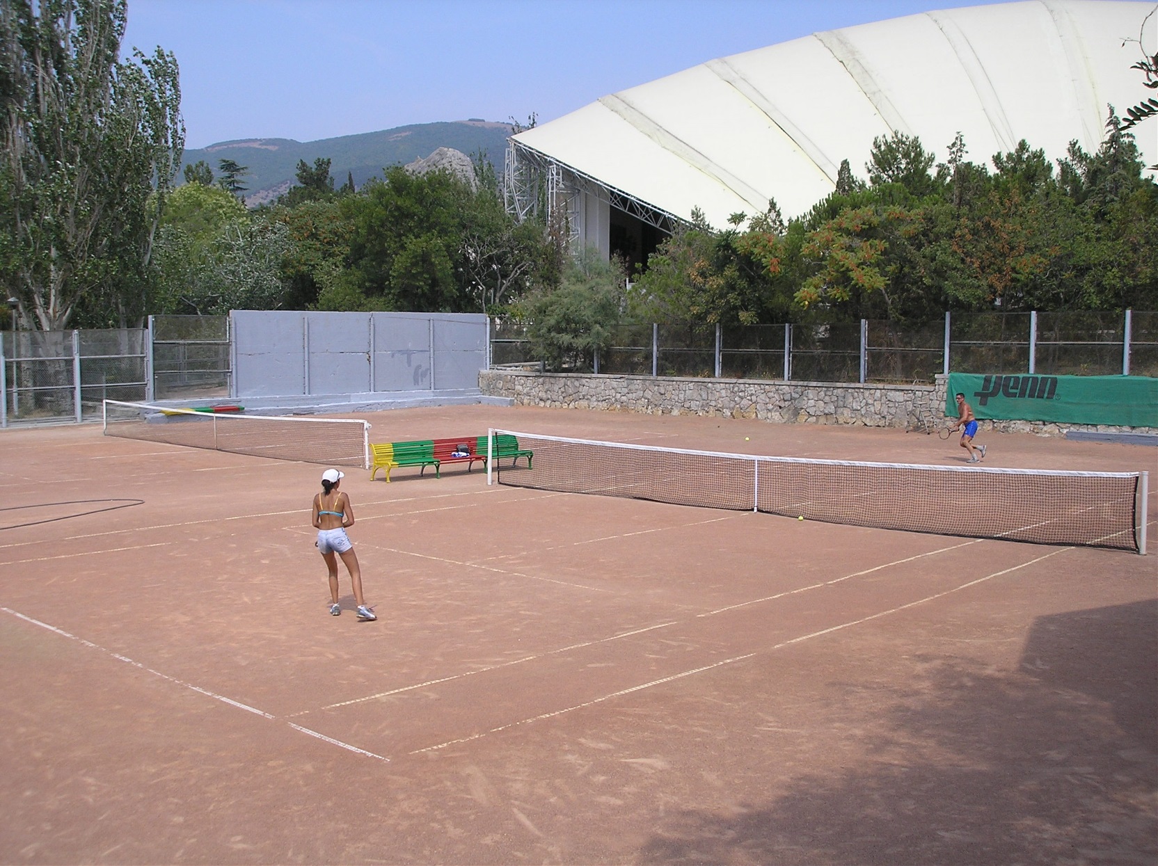 Tennis courts in the TAHC «Sudak»